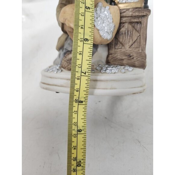 Vintage Waco Whimsicals Mega Buck Hand Painted Porcelain Figurine Musical Japan - Picture 9 of 10